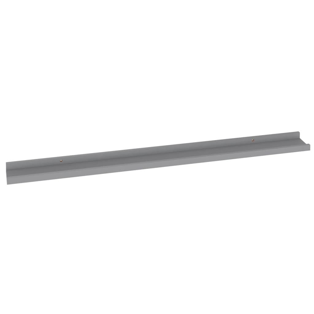 Wandregale 4 Stk. Grau 100x9x3 cm - Pazzar.ch