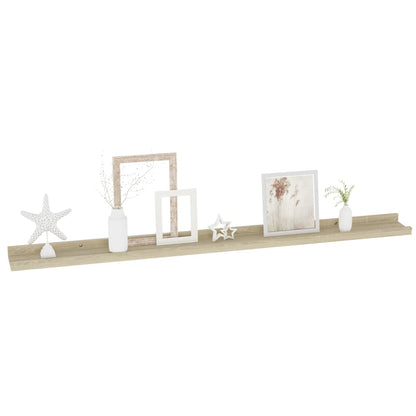 Wandregale 4 Stk. Sonoma-Eiche 100x9x3 cm - Pazzar.ch