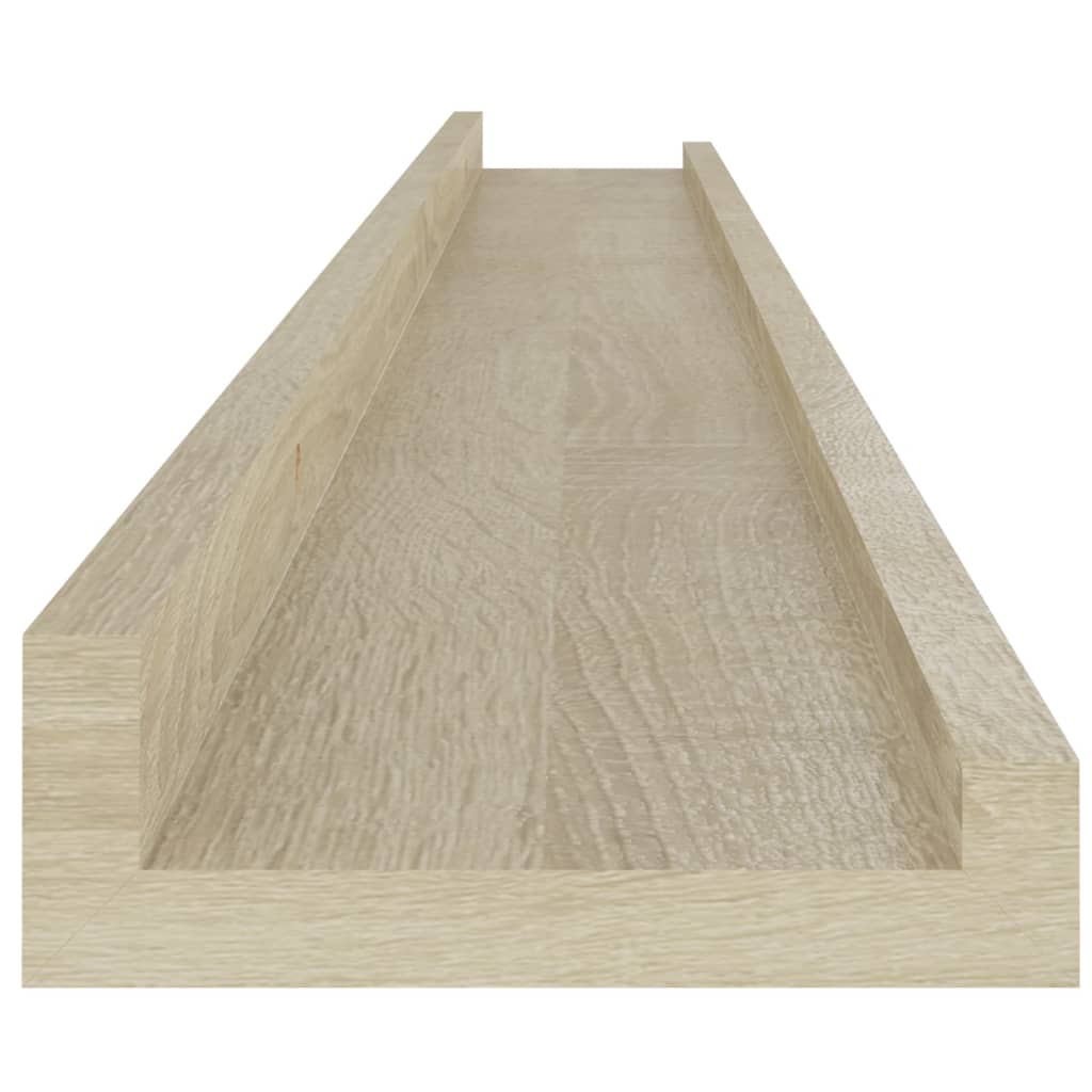 Wandregale 4 Stk. Sonoma-Eiche 100x9x3 cm - Pazzar.ch