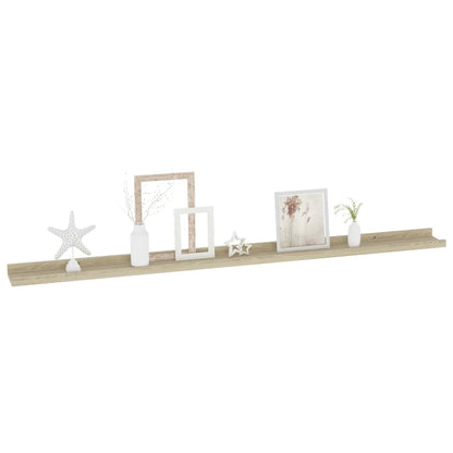 Wandregale 4 Stk. Sonoma-Eiche 115x9x3 cm - Pazzar.ch