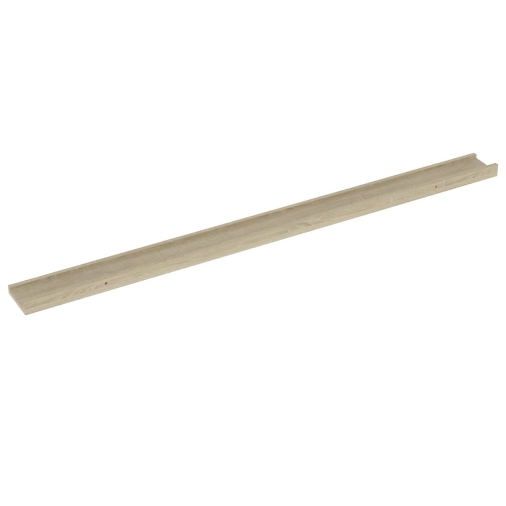 Wandregale 4 Stk. Sonoma-Eiche 115x9x3 cm - Pazzar.ch