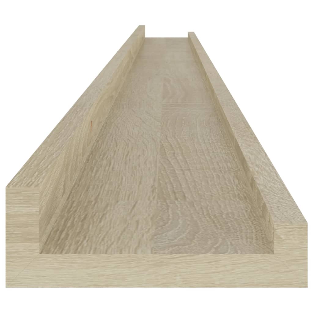 Wandregale 4 Stk. Sonoma-Eiche 115x9x3 cm - Pazzar.ch