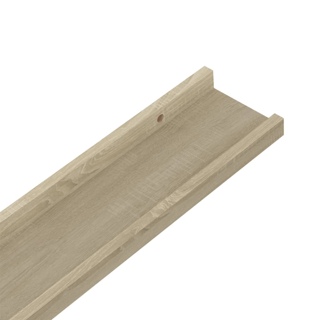 Wandregale 4 Stk. Sonoma-Eiche 115x9x3 cm - Pazzar.ch