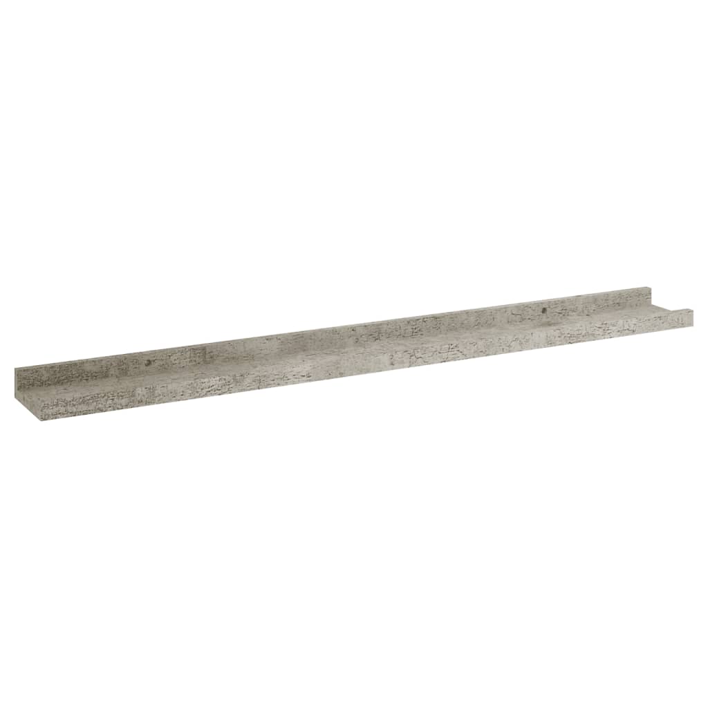 Wandregale 2 Stk. Betongrau 80x9x3 cm - Pazzar.ch