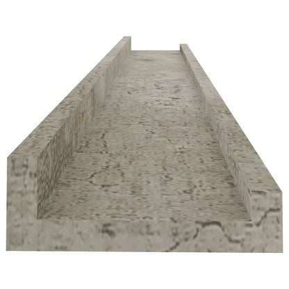 Wandregale 4 Stk. Betongrau 80x9x3 cm - Pazzar.ch