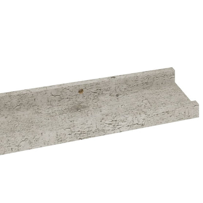 Wandregale 4 Stk. Betongrau 80x9x3 cm - Pazzar.ch
