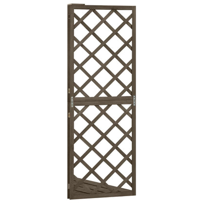 Eckspalier Grau 50x50x145 cm Massivholz Tanne - Pazzar.ch