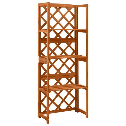 Spalier mit Ablagen 55x30x140 cm Massivholz Tanne - Pazzar.ch