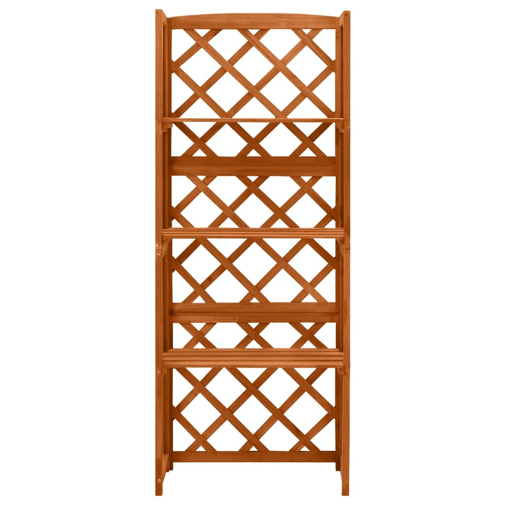 Spalier mit Ablagen 55x30x140 cm Massivholz Tanne - Pazzar.ch