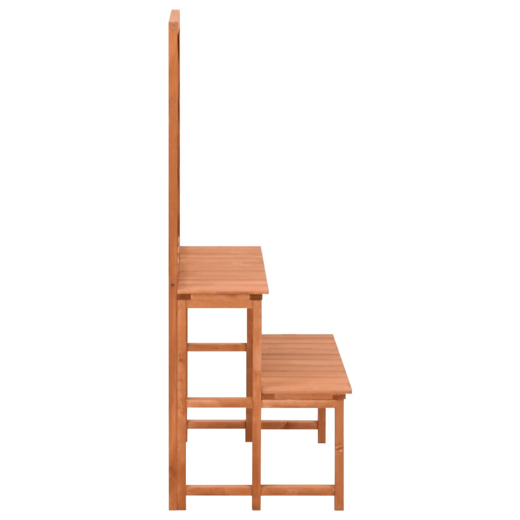 Blumentreppe mit Rankgitter 70x42x115 cm Massivholz Tanne - Pazzar.ch