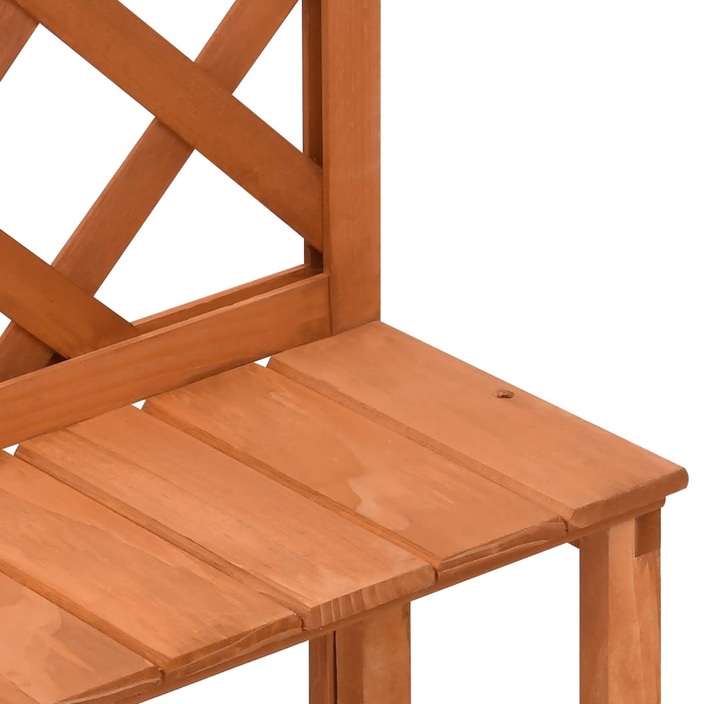 Blumentreppe mit Rankgitter 70x42x115 cm Massivholz Tanne - Pazzar.ch