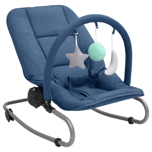 Babywippe Marineblau Stahl - Pazzar.ch