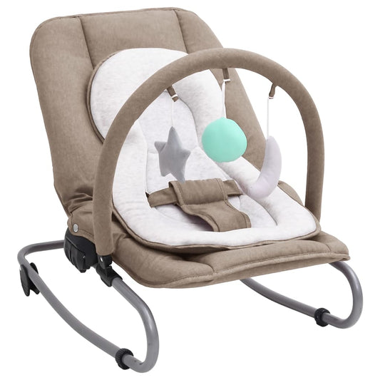 Babywippe Taupe Stahl - Pazzar.ch
