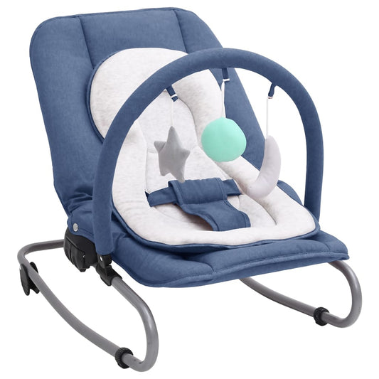 Babywippe Marineblau Stahl - Pazzar.ch