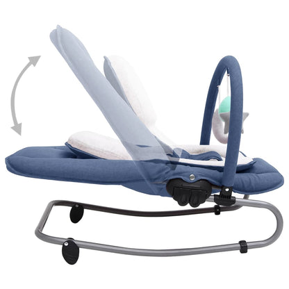 Babywippe Marineblau Stahl - Pazzar.ch