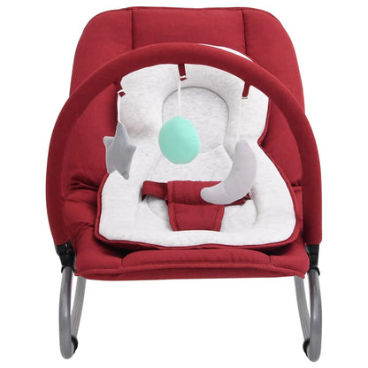 Babywippe Rot Stahl - Pazzar.ch