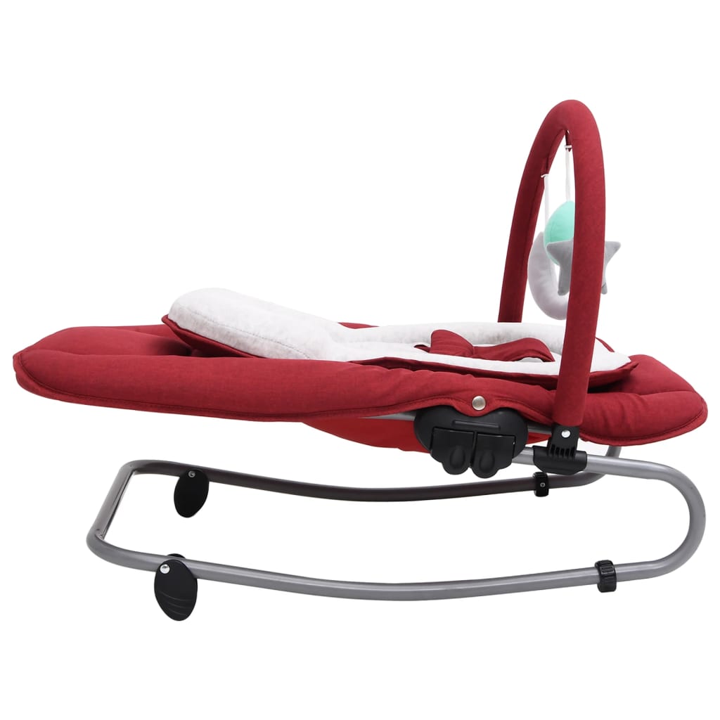Babywippe Rot Stahl - Pazzar.ch