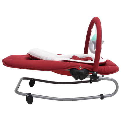 Babywippe Rot Stahl - Pazzar.ch