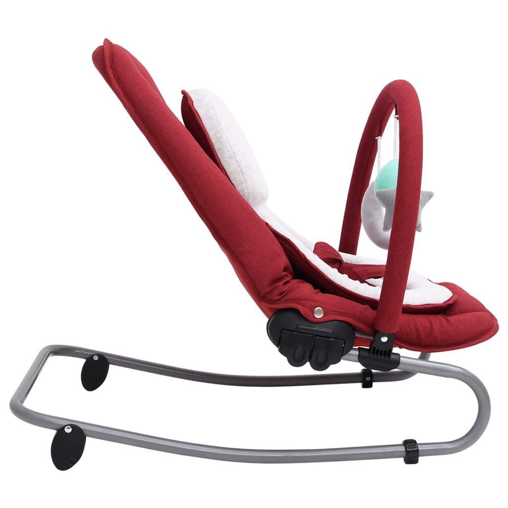 Babywippe Rot Stahl - Pazzar.ch