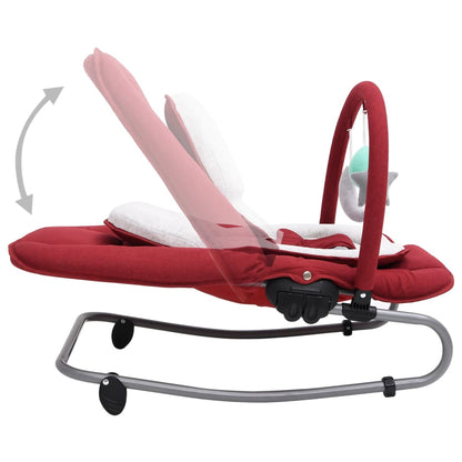 Babywippe Rot Stahl - Pazzar.ch