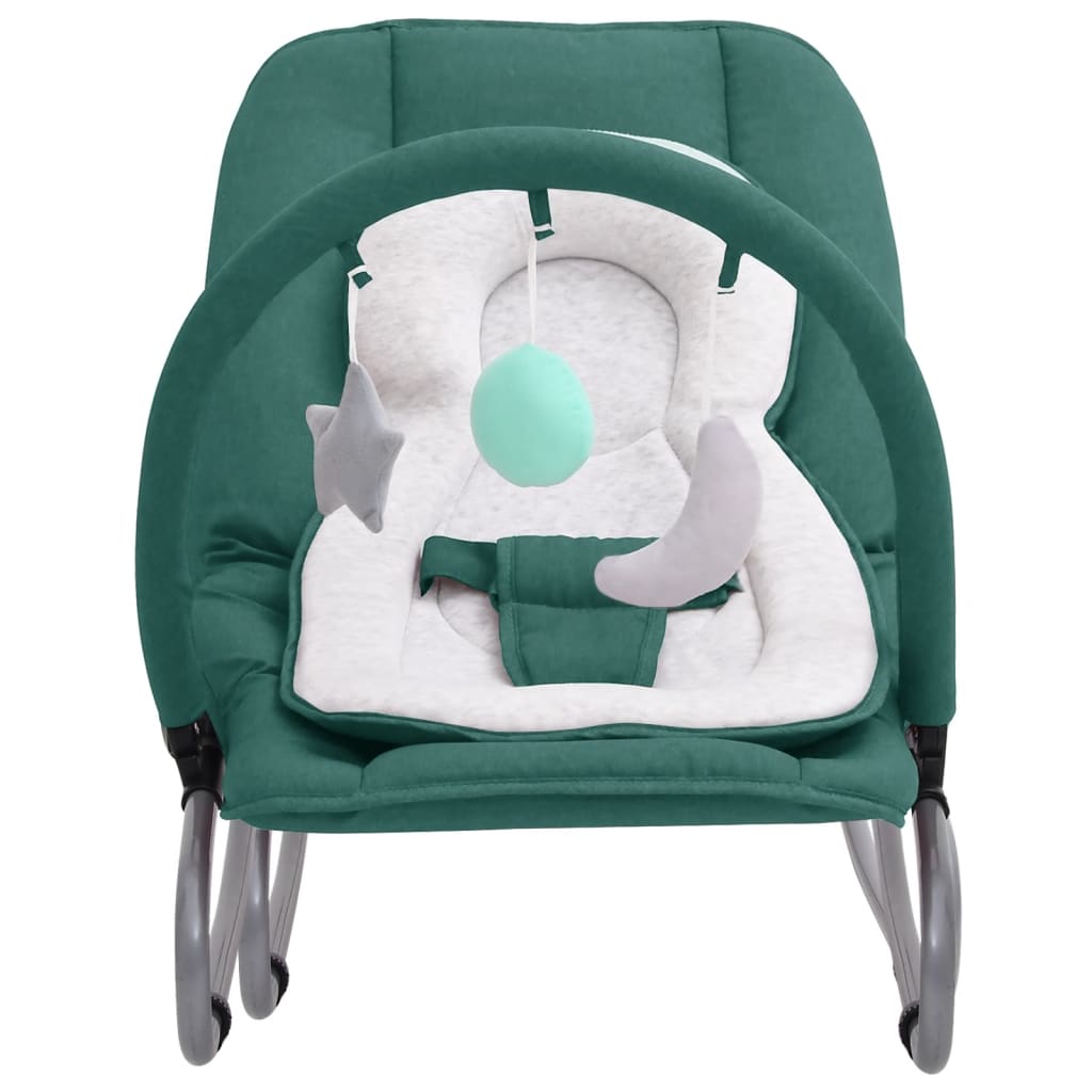 Babywippe Grün Stahl - Pazzar.ch