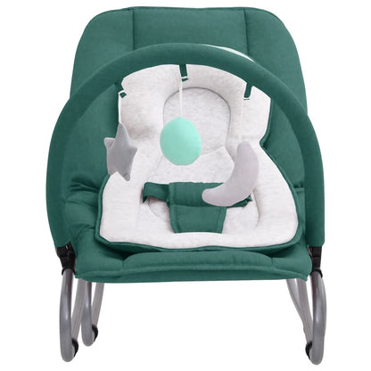 Babywippe Grün Stahl - Pazzar.ch