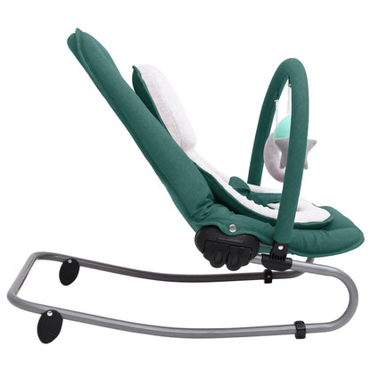Babywippe Grün Stahl - Pazzar.ch
