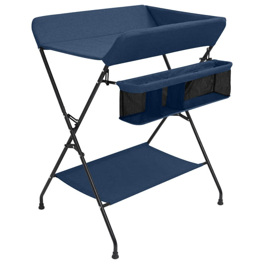 Wickeltisch Marineblau Eisen - Pazzar.ch