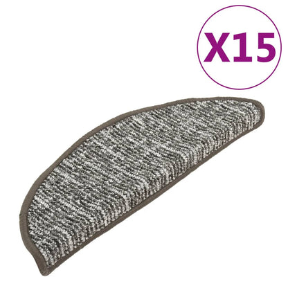 Treppenmatten 15 Stk. Anthrazit 56x17x3 cm - Pazzar.ch