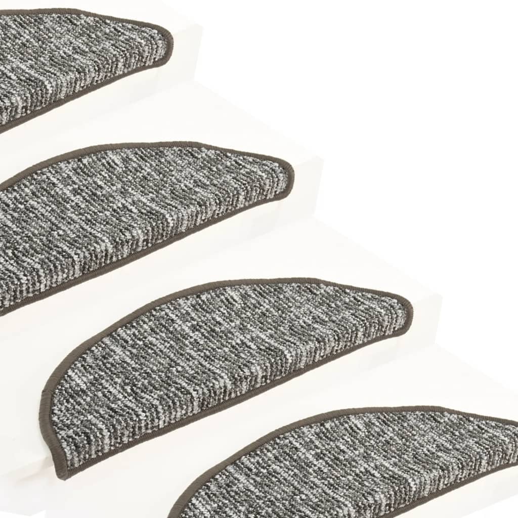 Treppenmatten 15 Stk. Anthrazit 56x17x3 cm - Pazzar.ch