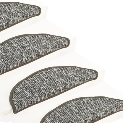 Treppenmatten 15 Stk. Anthrazit 56x17x3 cm - Pazzar.ch