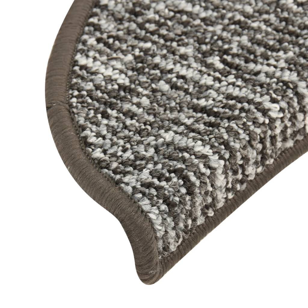 Treppenmatten 15 Stk. Anthrazit 56x17x3 cm - Pazzar.ch