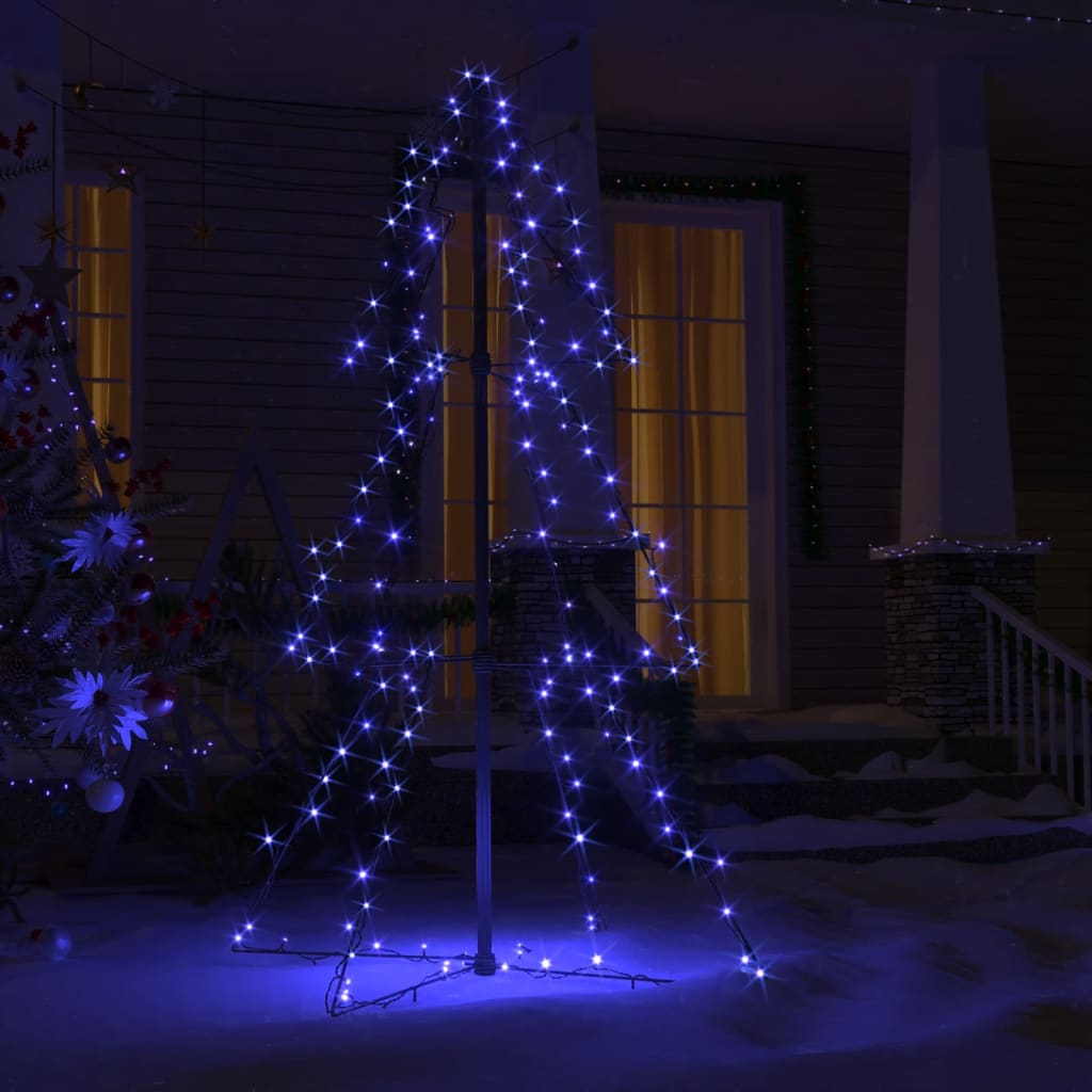 Weihnachtsbaum in Kegelform 160 LEDs Indoor & Outdoor 78x120 cm - Pazzar.ch