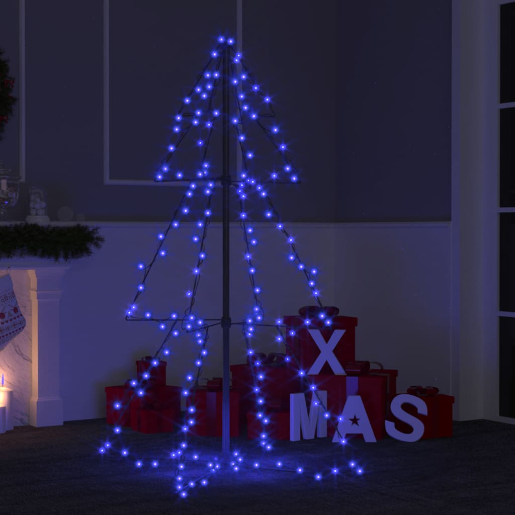 Weihnachtsbaum in Kegelform 160 LEDs Indoor & Outdoor 78x120 cm - Pazzar.ch