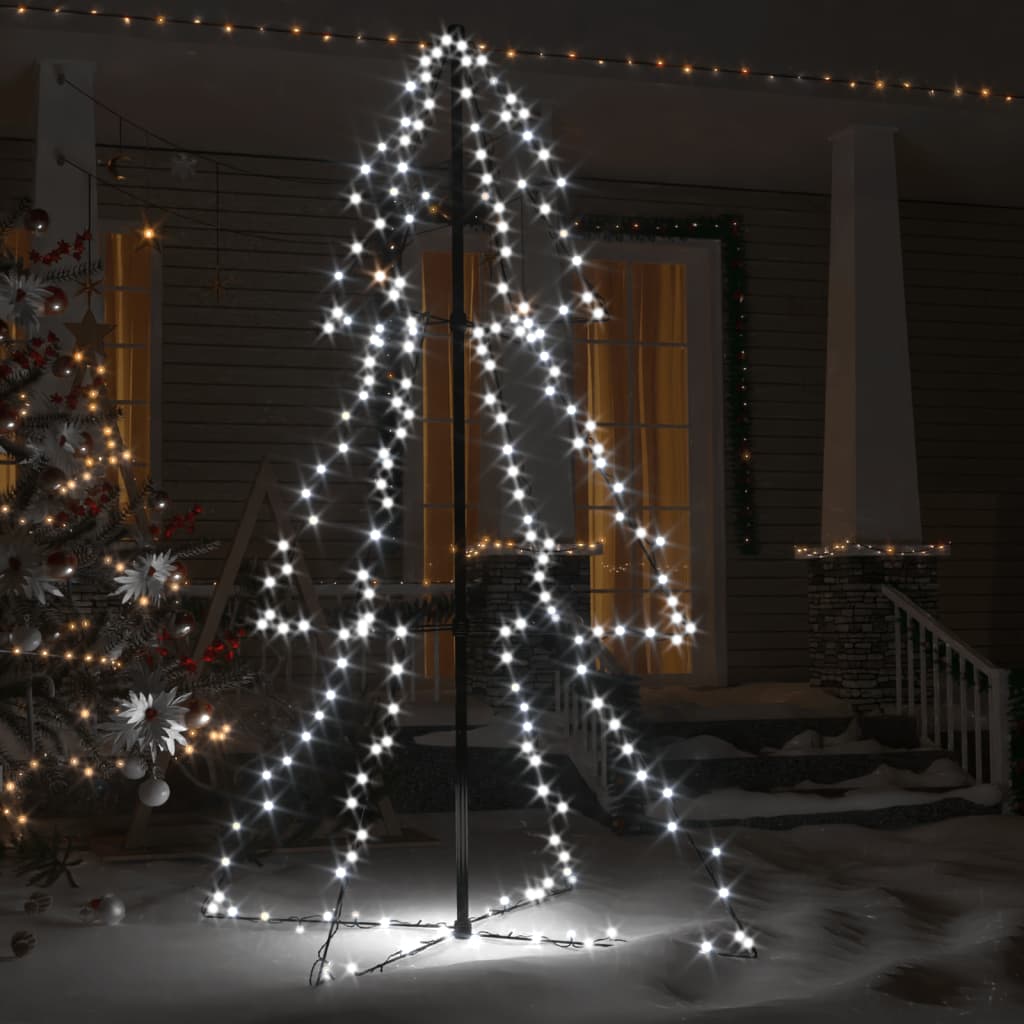 Weihnachtsbaum in Kegelform 200 LEDs Indoor Outdoor 98x150 cm - Pazzar.ch