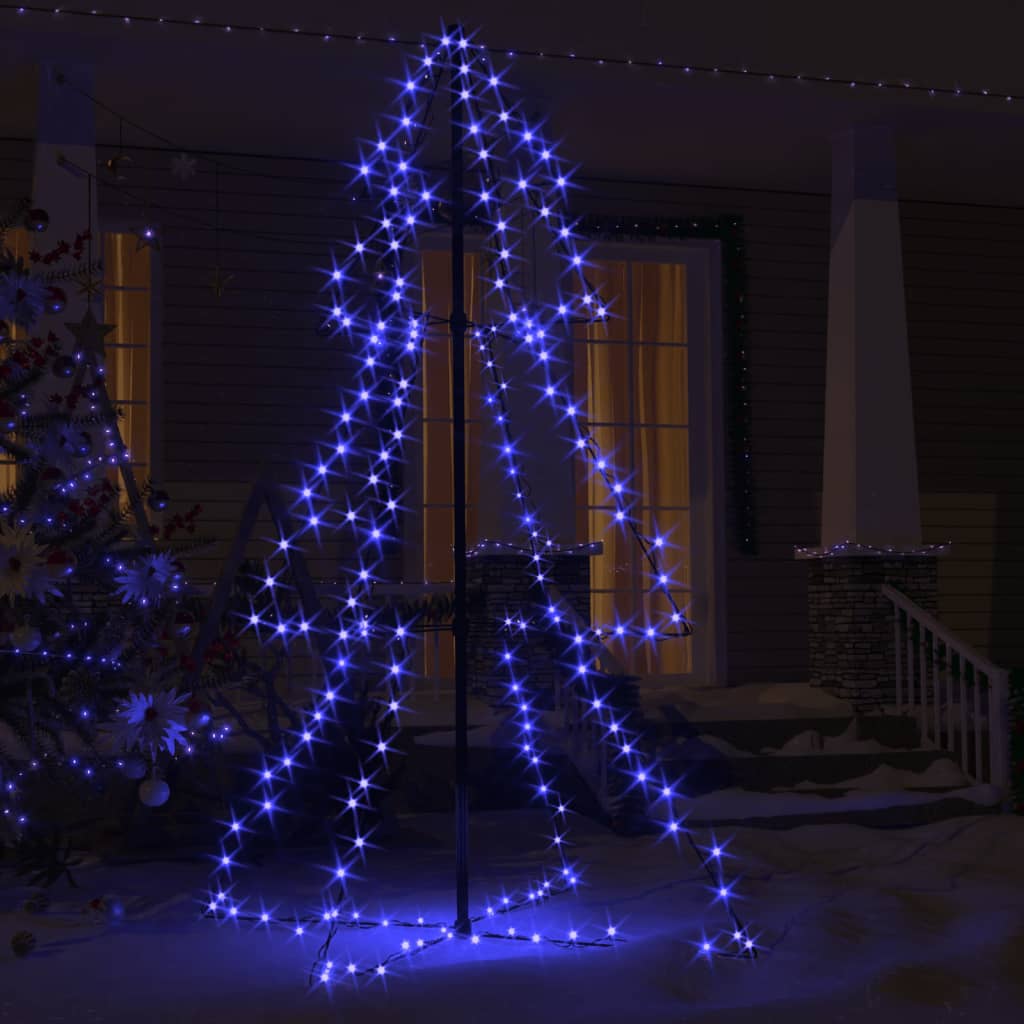 Weihnachtsbaum in Kegelform 200 LEDs Indoor Outdoor 98x150 cm - Pazzar.ch