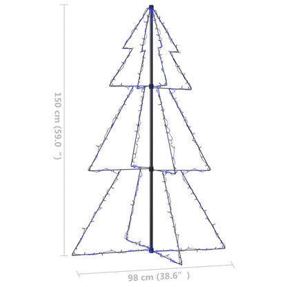 Weihnachtsbaum in Kegelform 200 LEDs Indoor Outdoor 98x150 cm - Pazzar.ch