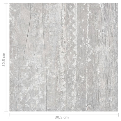 PVC-Fliesen Selbstklebend 20 Stk. 1,86 m² Grau - Pazzar.ch