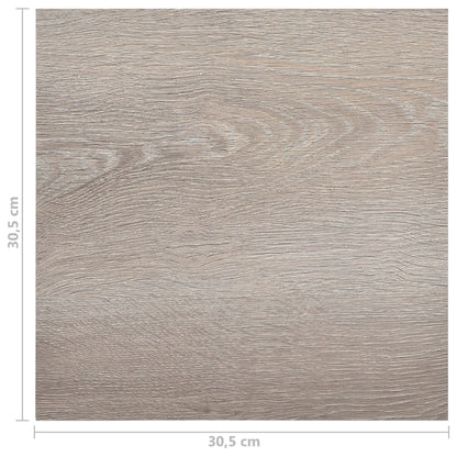 PVC-Fliesen Selbstklebend 20 Stk. 1,86 m² Taupe - Pazzar.ch