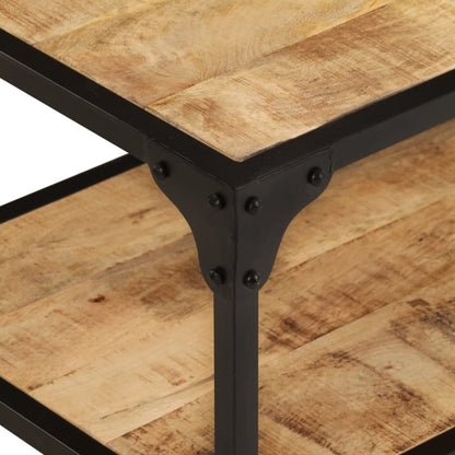 Couchtisch 90x45x35 cm Raues Massives Mangoholz - Pazzar.ch
