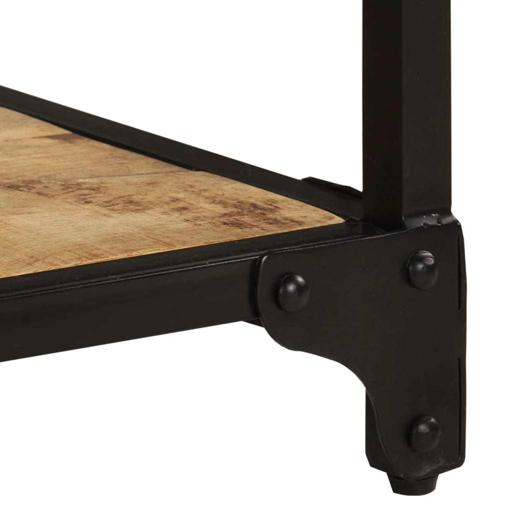 Couchtisch 90x45x35 cm Raues Massives Mangoholz - Pazzar.ch