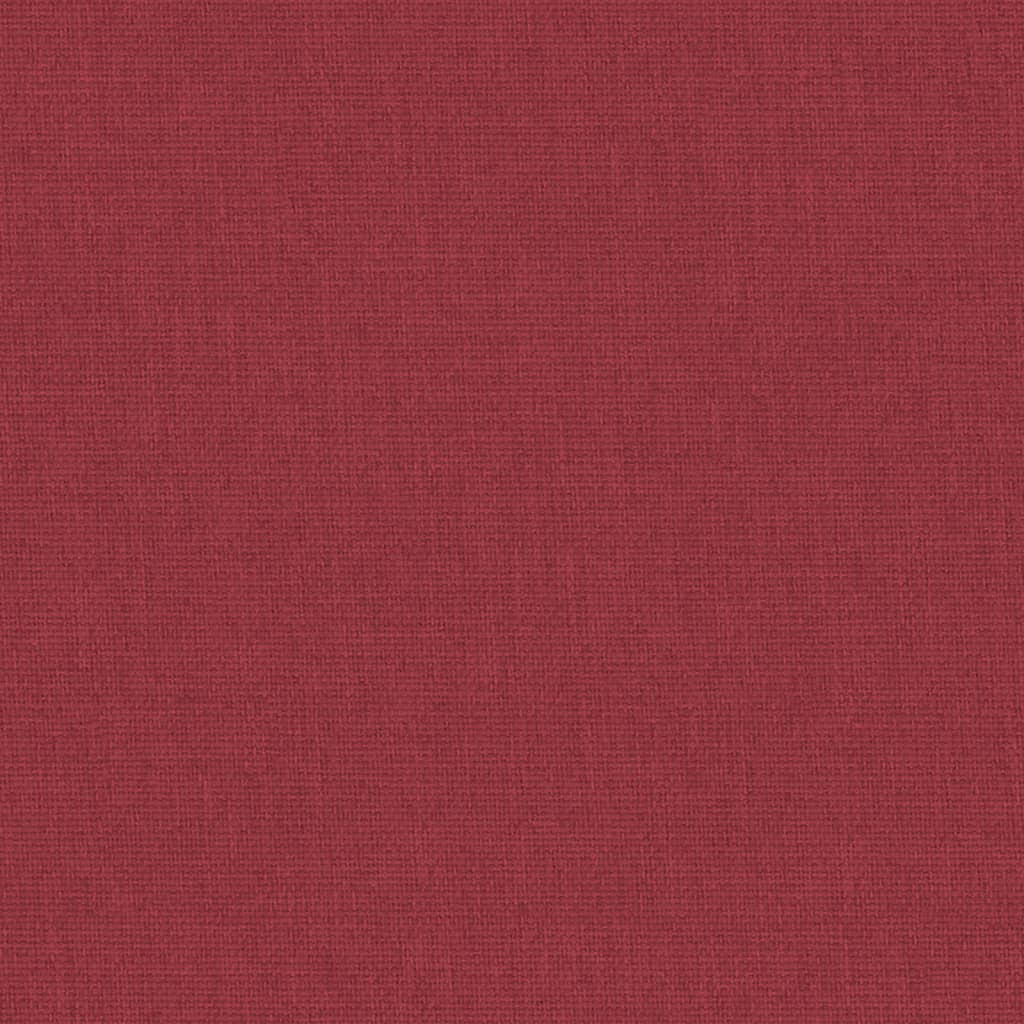 Babybett mit Matratze Rot Leinenstoff - Pazzar.ch