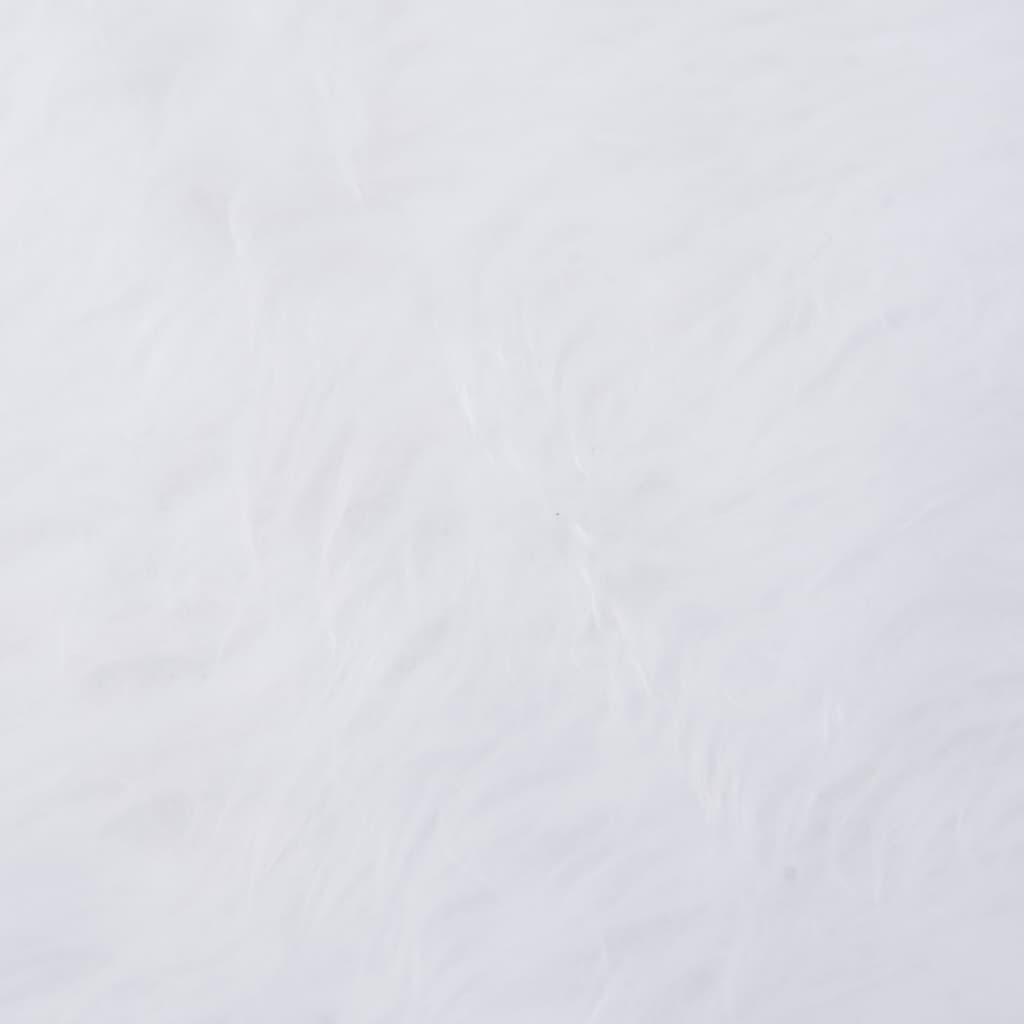 Weihnachtsbaumdecke Weiß 90 cm Kunstpelz - Pazzar.ch