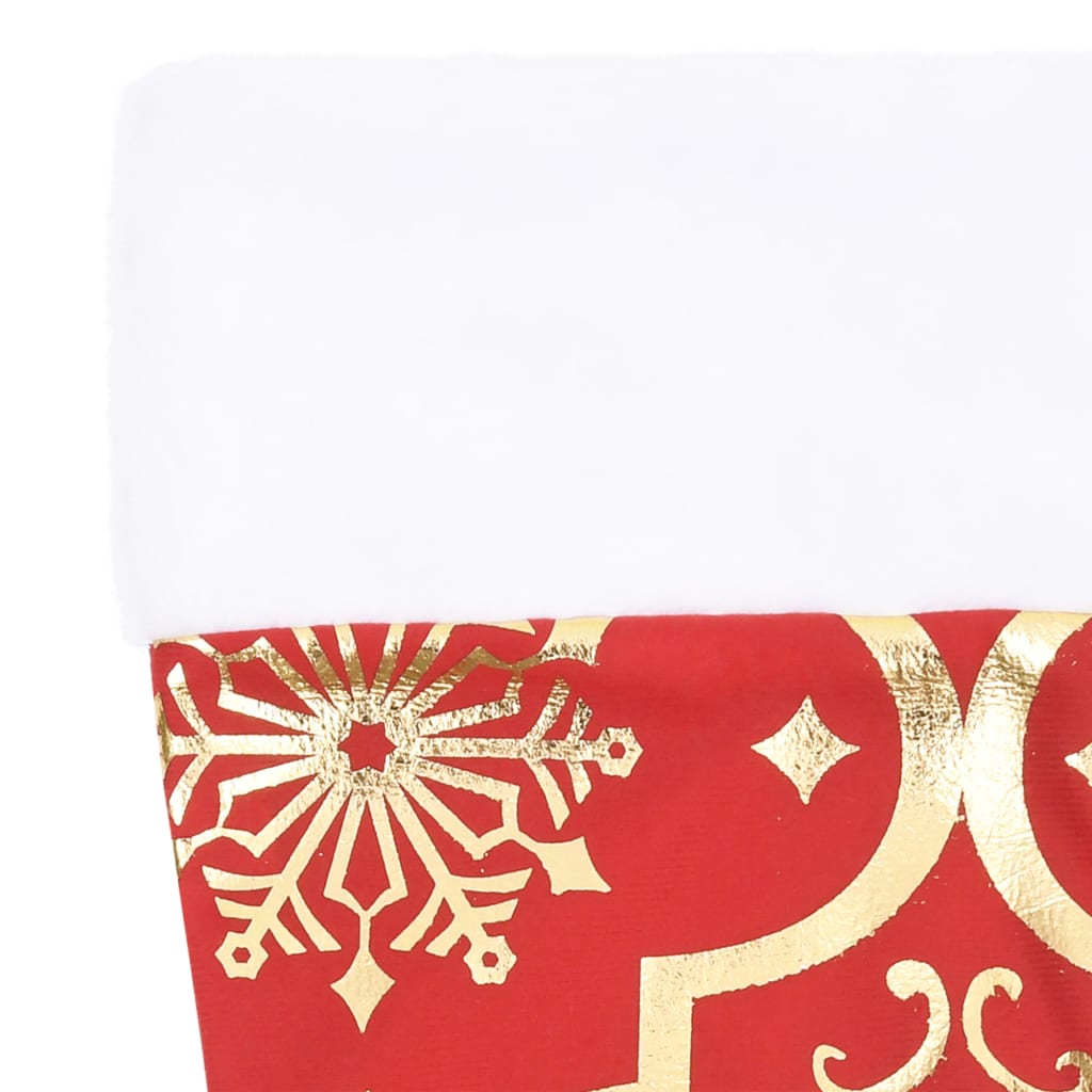 Luxus-Weihnachtsbaumdecke mit Socke Rot 122 cm Stoff - Pazzar.ch