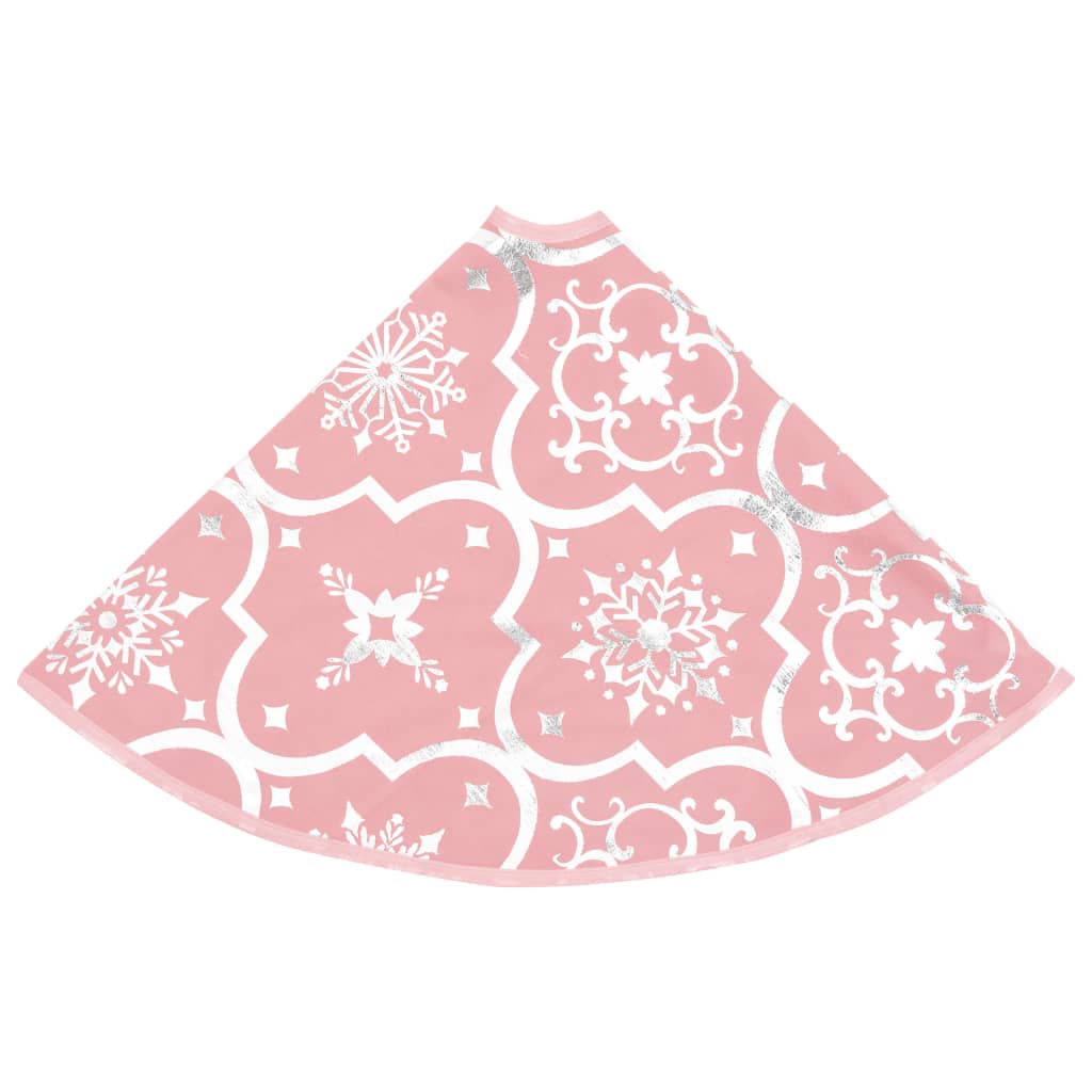 Luxus-Weihnachtsbaumdecke mit Socke Rosa 90 cm Stoff - Pazzar.ch