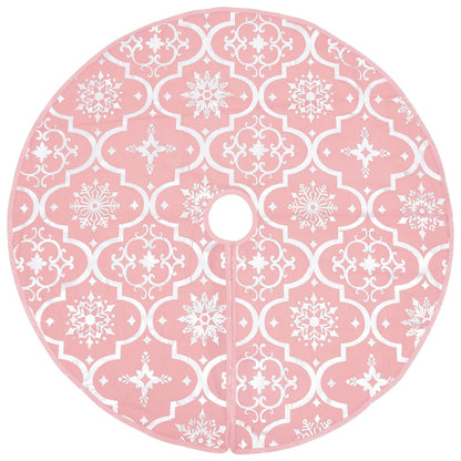 Luxus-Weihnachtsbaumdecke mit Socke Rosa 122 cm Stoff - Pazzar.ch