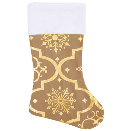 Luxus-Weihnachtsbaumdecke mit Socke Gelb 122 cm Stoff - Pazzar.ch