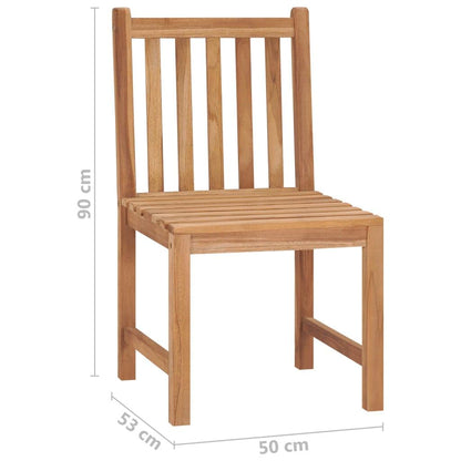 Gartenstühle 8 Stk. Massivholz Teak - Pazzar.ch