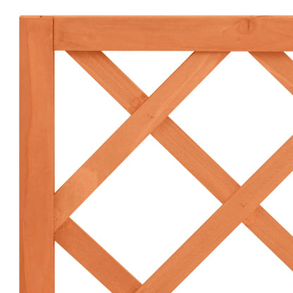 Garten-Spalier mit Blumenkasten Braun 70x30x135 cm Tannenholz - Pazzar.ch