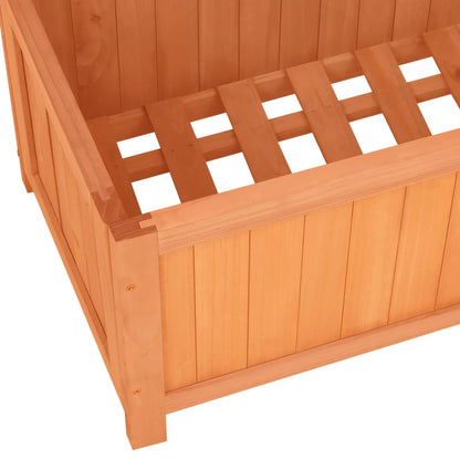 Garten-Spalier mit Blumenkasten Braun 70x30x135 cm Tannenholz - Pazzar.ch